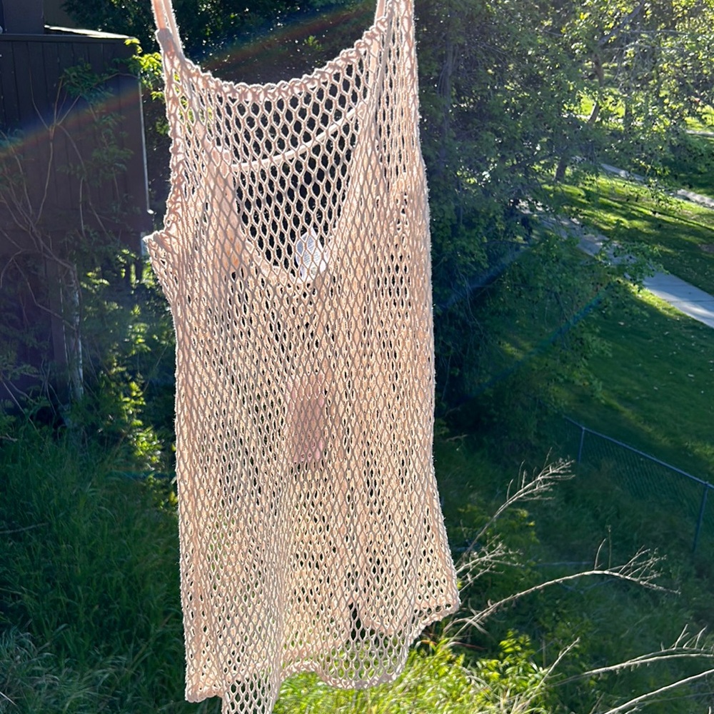 Nude bikini cover up